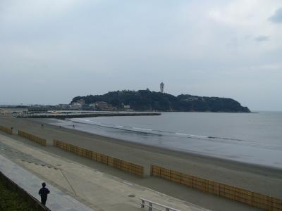 江ノ島の海は穏やかでした
